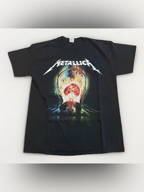 Y2K Metallica T-Shirt Size Large Hardwired to Self-Destruct Front and Back Print